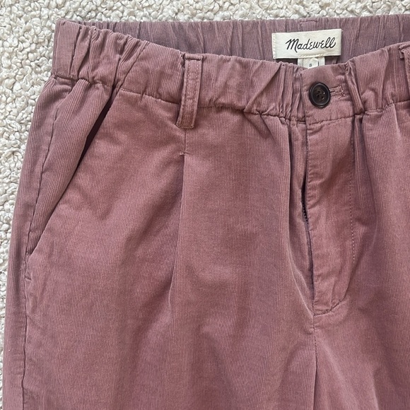MADEWELL Corduroy Pull-On Tapered Pants Size Small - Picture 5 of 13